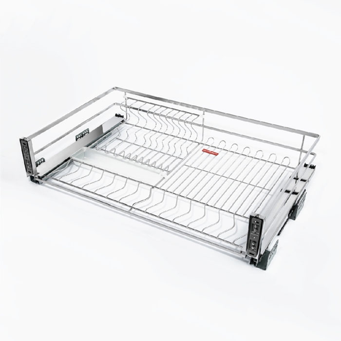 3 sides flat stainless steel soft colsing basket