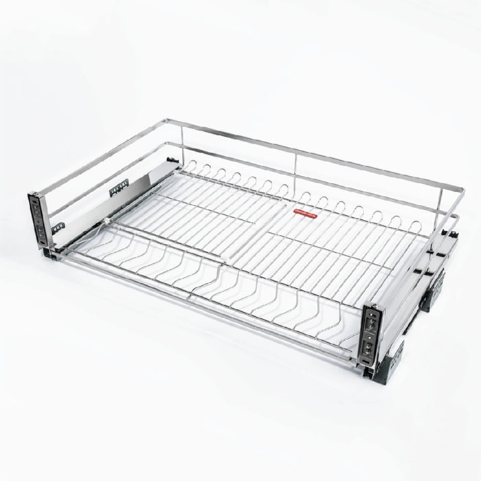 3 sides flat stainless steel soft colsing basket